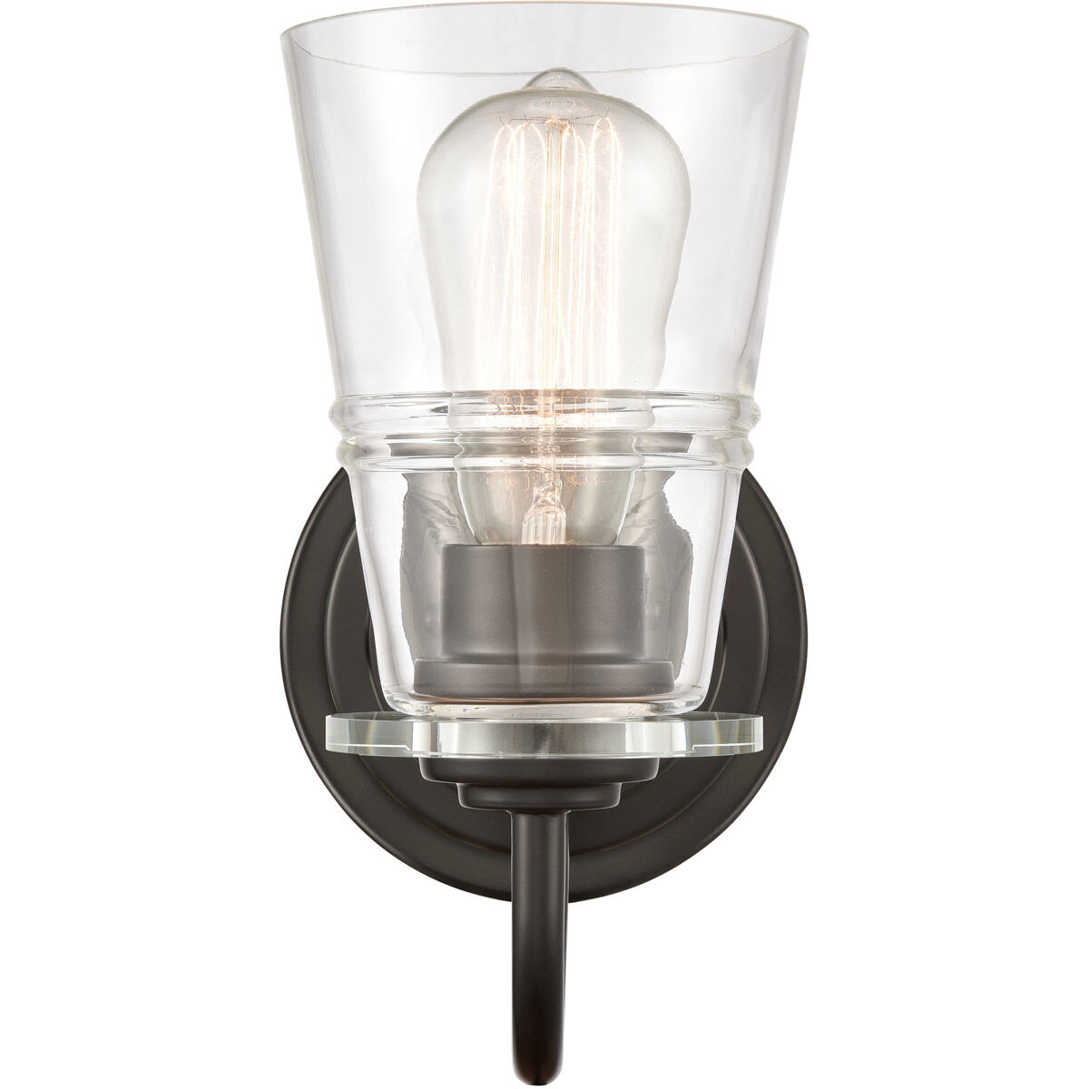 Scarlett LED 4.75 inch Matte Black Bath Vanity Light Wall Light