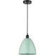 Edison Plymouth Dome 1 Light 9 inch Antique Copper Mini Pendant Ceiling Light