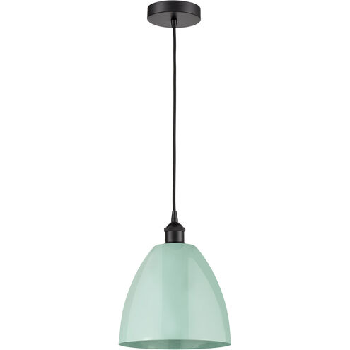 Edison Plymouth Dome 1 Light 9 inch Antique Copper Mini Pendant Ceiling Light