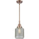 Franklin Restoration Stanton 1 Light 6 inch Antique Copper Mini Pendant Ceiling Light
