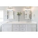 Olivia 2 Light 17 inch Satin Nickel Bath Vanity Light Wall Light