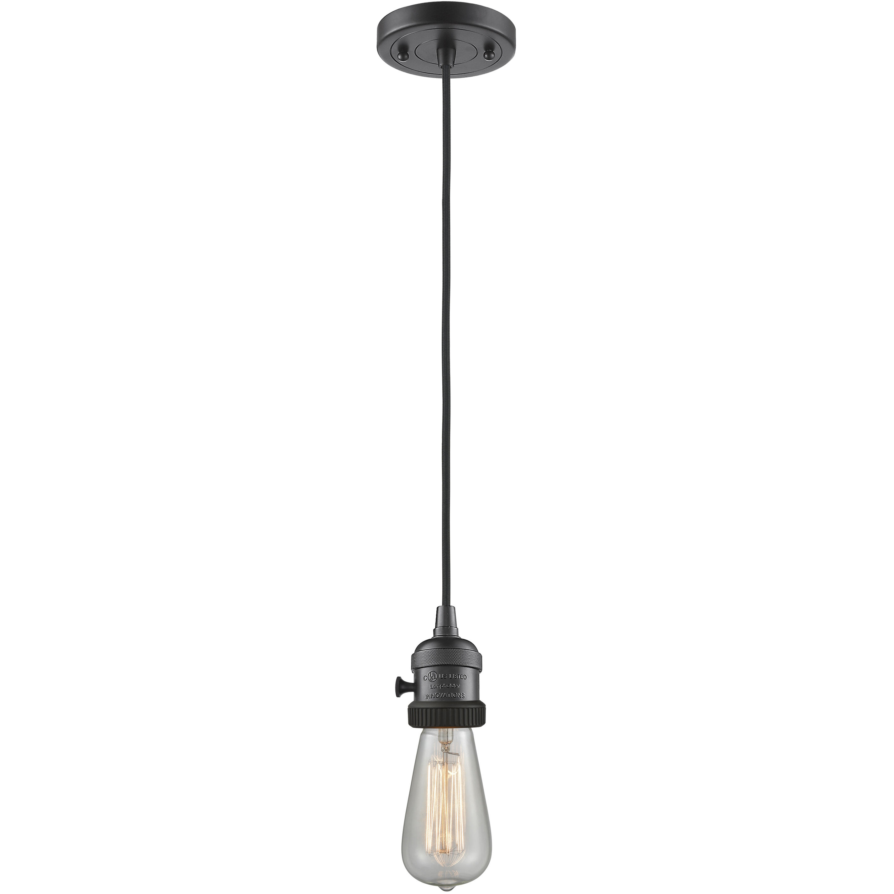Franklin Restoration Oxford LED 11.75 inch Oil Rubbed Bronze Mini Pendant Ceiling Light in Clear