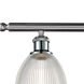 Ballston Castile 3 Light 36 inch Brushed Satin Nickel Island Light Ceiling Light in Clear Glass, Ballston