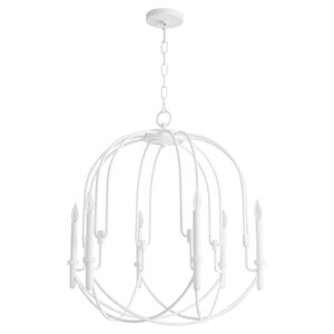 Linari 6 Light 26 inch Studio White Pendant Ceiling Light