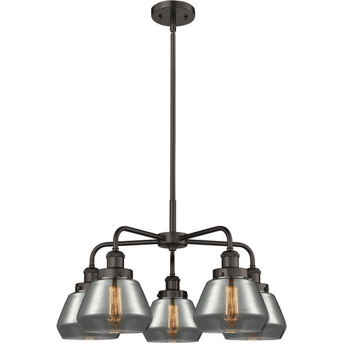 Fulton 5 Light 24.5 inch Oil Rubbed Bronze Chandelier Ceiling Light