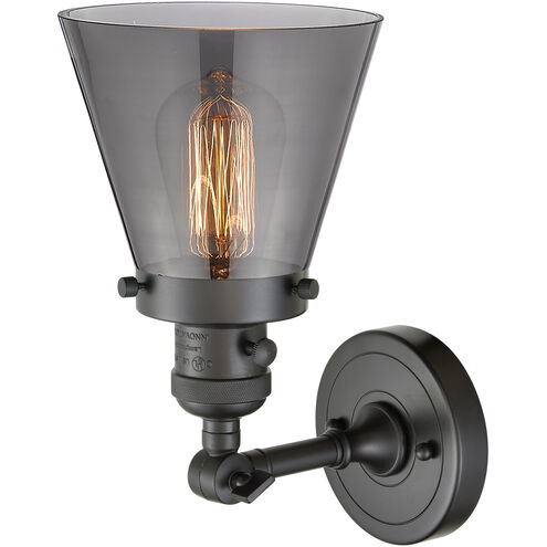 Franklin Restoration Small Cone LED 6 inch Oil Rubbed Bronze Sconce Wall Light, Franklin Restoration