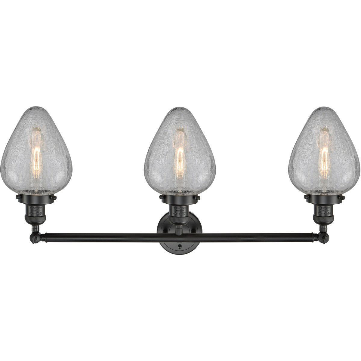 Franklin Restoration Geneseo 3 Light 32 inch Matte Black Bath Vanity Light Wall Light, Franklin Restoration