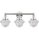 Oxford 3 Light 24.5 inch Polished Nickel Bath Vanity Light Wall Light in Seedy