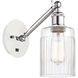 Ballston Hadley LED 5 inch White and Polished Chrome Sconce Wall Light