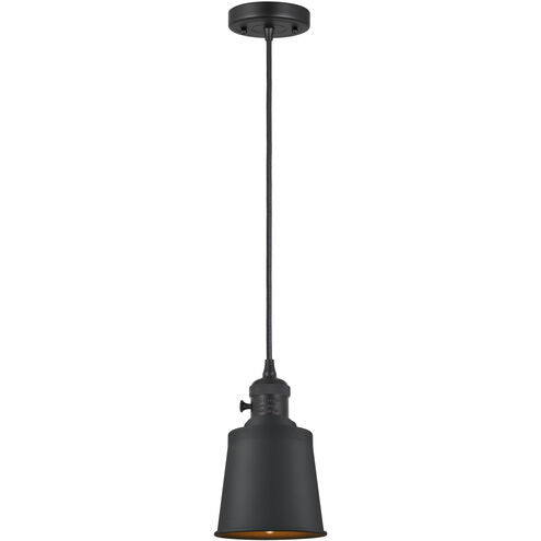 Franklin Restoration Addison LED 5 inch Matte Black Mini Pendant Ceiling Light