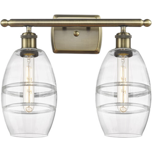 Ballston Vaz 2 Light 15.88 inch Antique Brass Bath Vanity Light Wall Light