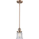 Franklin Restoration Canton 1 Light 6.5 inch Antique Copper Mini Pendant Ceiling Light in Incandescent, Seedy, Franklin Restoration
