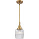 Franklin Restoration Colton LED 6 inch Brushed Brass Mini Pendant Ceiling Light