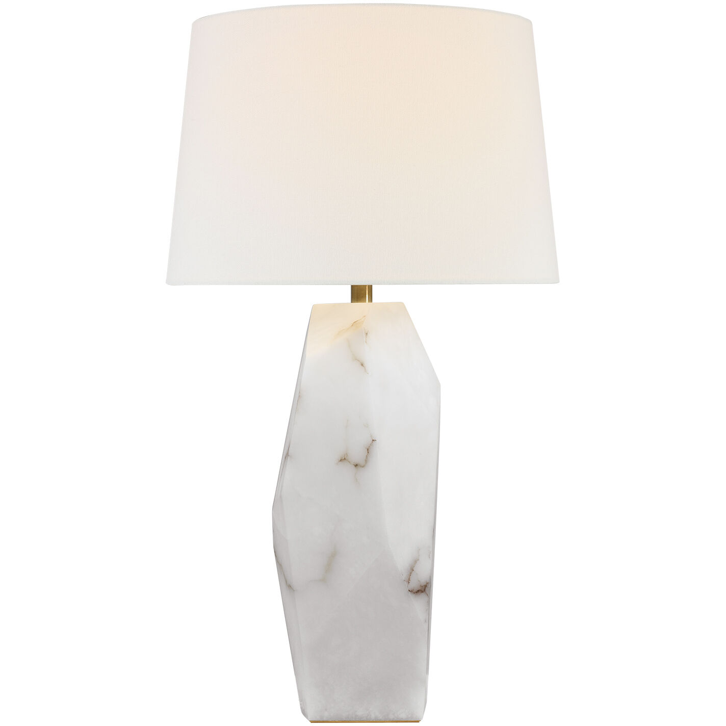 Anne-Marie Barton Crystallo 31.5 inch 15 watt Alabaster Faceted Table Lamp Portable Light