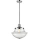 Franklin Restoration Oxford 1 Light 12 inch Polished Chrome Mini Pendant Ceiling Light in Incandescent, Seedy, Franklin Restoration