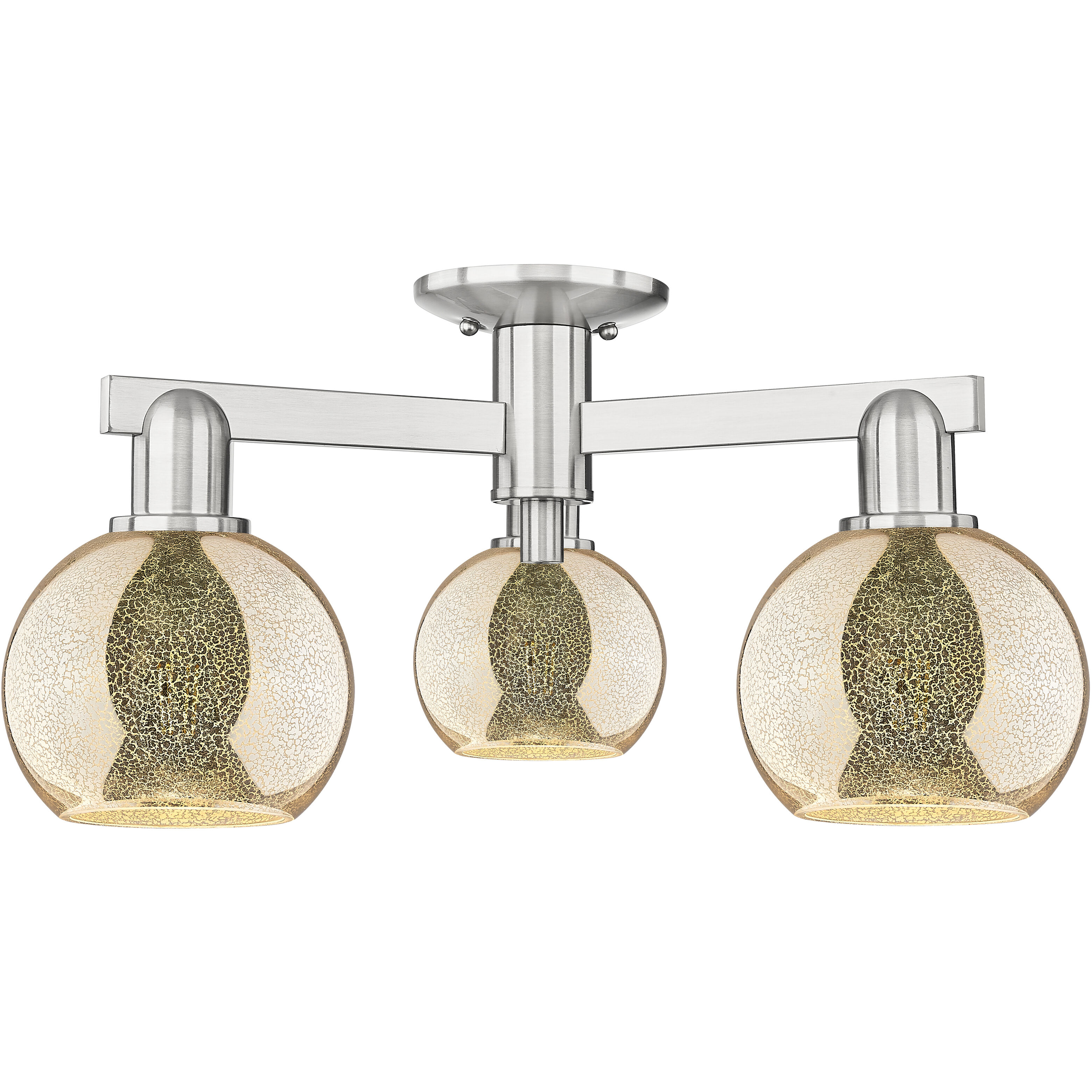 Arcadia Athens 3 Light 23.38 inch Semi-Flush Mount