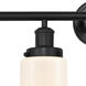 Dover 4 Light 33.5 inch Matte Black Bath Vanity Light Wall Light
