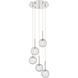 Barrington 5 Light 15.75 inch Polished Nickel Mini Pendant Ceiling Light