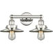 Railraod 2 Light 17 inch Polished Nickel Bath Vanity Light Wall Light