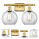 Ballston Athens LED 16 inch Satin Gold Bath Vanity Light Wall Light, Ballston