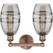 Edison Vaz 2 Light 14.88 inch Antique Copper Bath Vanity Light Wall Light