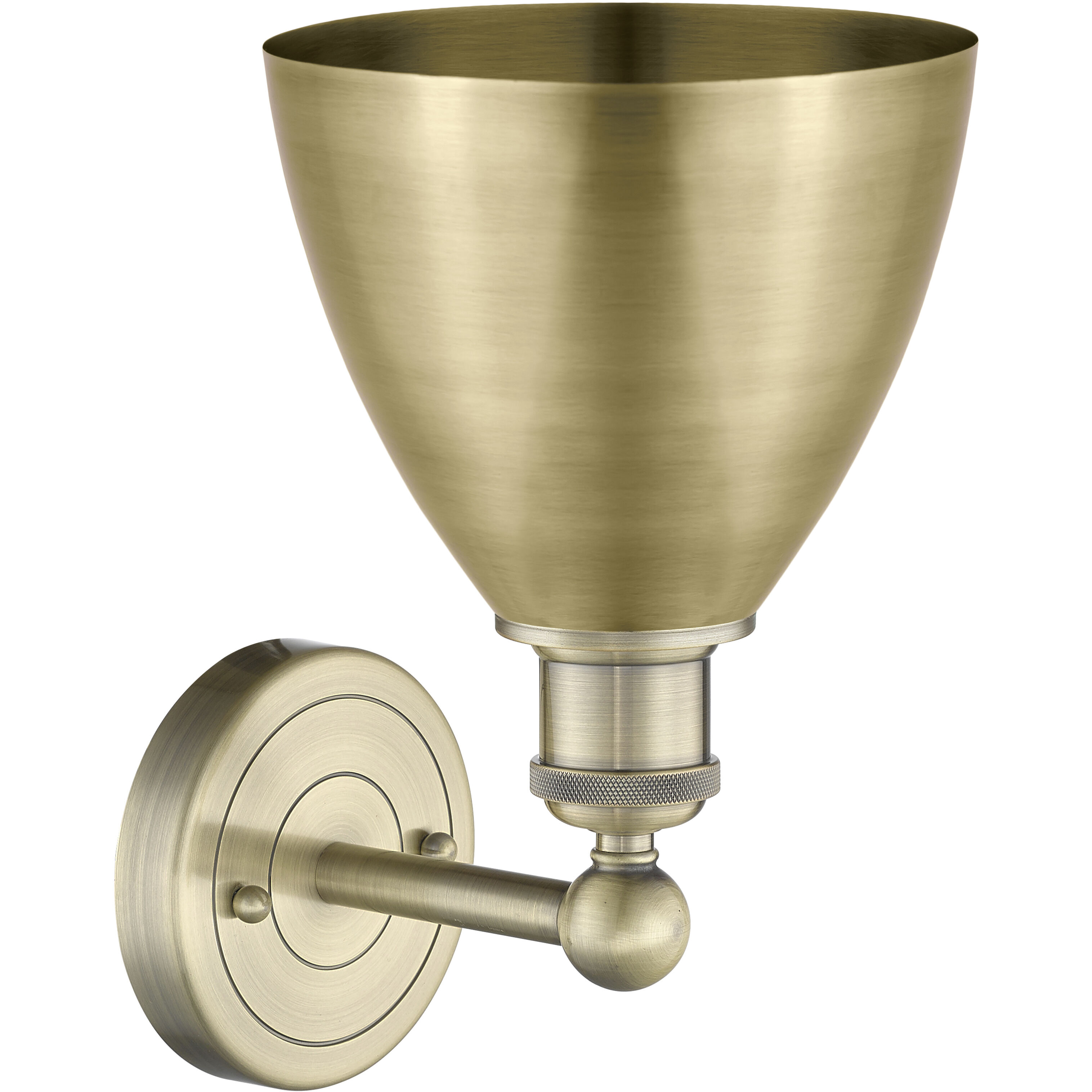 Metal Bristol 1 Light 7.5 inch Antique Brass Sconce Wall Light