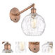 Ballston Athens Water Glass LED 8 inch Antique Copper Sconce Wall Light