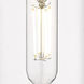 Bolivar 1 Light 4 inch Brushed Brass Sconce Wall Light in Clear Glass