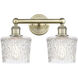 Niagra 2 Light 15.5 inch Antique Brass Bath Vanity Light Wall Light