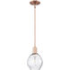 Arcadia Waverly 1 Light 6 inch Antique Copper Mini Pendant Ceiling Light