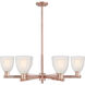 Arcadia Brookfield 6 Light 36 inch Antique Copper Chandelier Ceiling Light