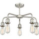 Ballston 5 Light 18 inch Satin Nickel Chandelier Ceiling Light