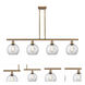 Ballston Athens LED 48 inch Brushed Brass Island Light Ceiling Light, Ballston