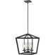 Colchester 3 Light 15 inch Weathered Zinc Pendant Ceiling Light