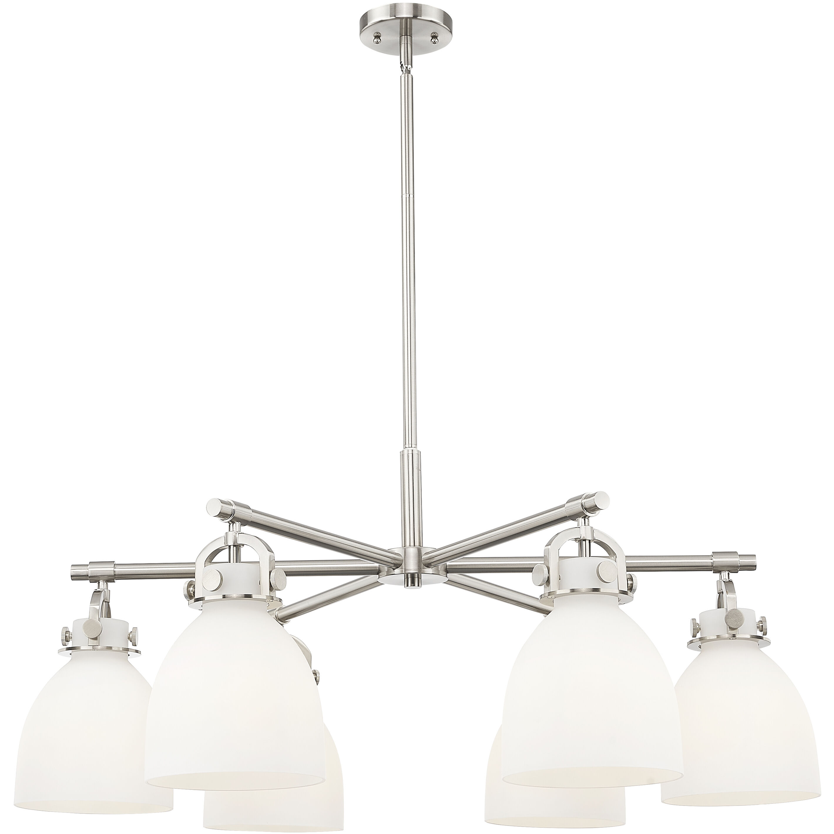 Newton Bell 6 Light 26.00 inch Chandelier