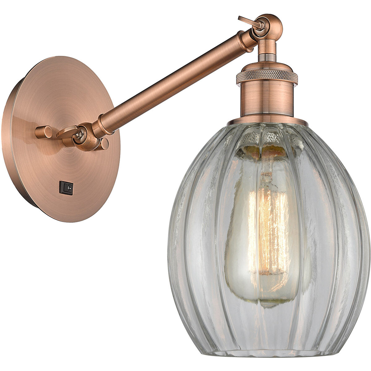 Ballston Eaton 1 Light 6 inch Antique Copper Sconce Wall Light