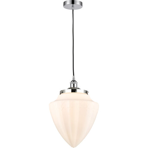 Edison Bullet LED 12 inch Polished Chrome Mini Pendant Ceiling Light