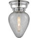 Aditi Geneseo 1 Light 7 inch Polished Chrome Flush Mount Ceiling Light, Aditi