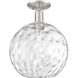 Arcadia Athens Water Glass 1 Light 12.00 inch Semi-Flush Mount