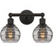 Edison Rochester 2 Light 14.88 inch Oil Rubbed Bronze Bath Vanity Light Wall Light