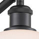 Ballston Athens 1 Light 8 inch Matte Black Sconce Wall Light