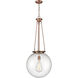 Beacon 1 Light 17.75 inch Antique Copper Pendant Ceiling Light