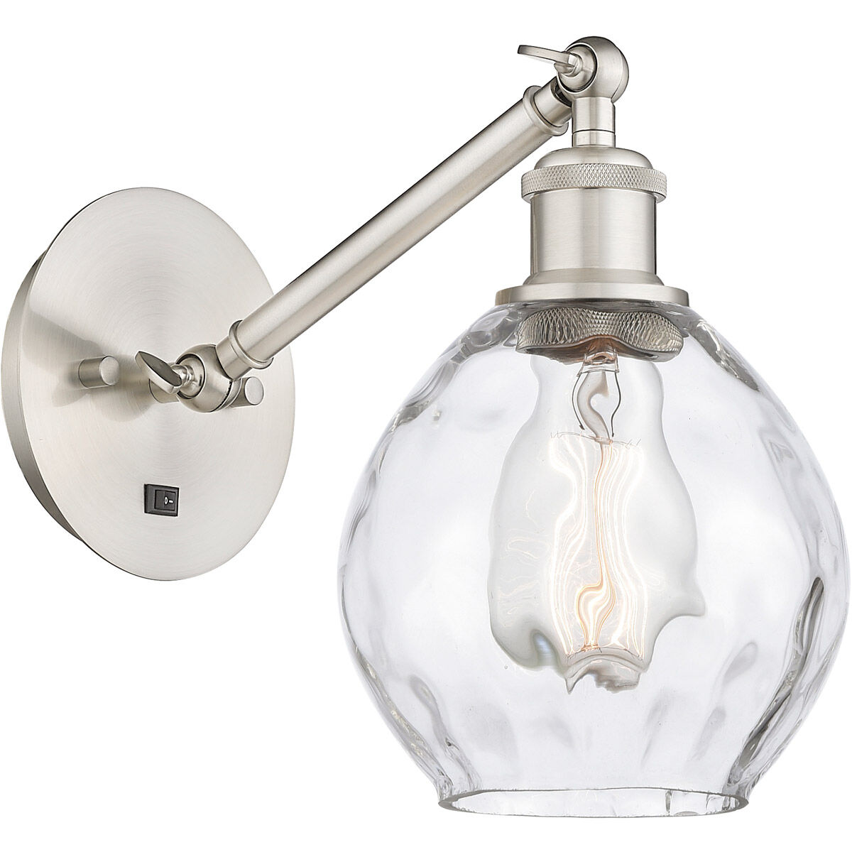Ballston Waverly 1 Light 6 inch Brushed Satin Nickel Sconce Wall Light