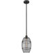 Edison Vaz 1 Light 8 inch Matte Black Stem Hung Mini Pendant Ceiling Light