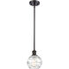 Ballston Small Deco Swirl 1 Light 6 inch Oil Rubbed Bronze Pendant Ceiling Light, Ballston