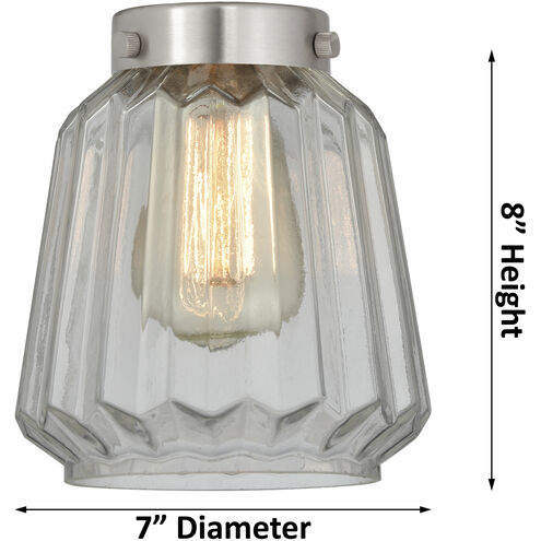 Caden LED 7 inch Satin Gold Sconce Wall Light