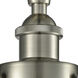 Dover 1 Light 6.5 inch Brushed Satin Nickel Semi-Flush Mount Ceiling Light