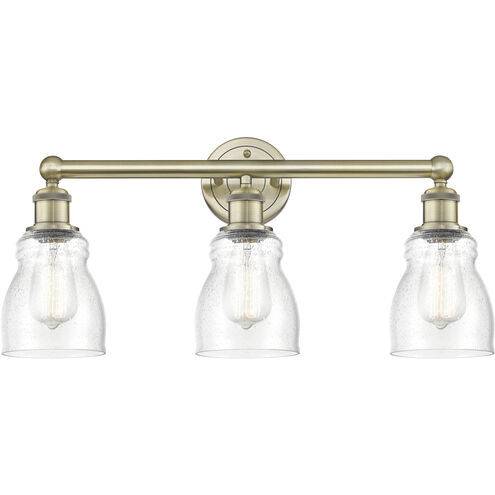 Ellery 3 Light 22.75 inch Antique Brass and Seedy Bath Vanity Light Wall Light
