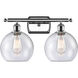 Ballston Athens LED 16 inch Polished Chrome Bath Vanity Light Wall Light in Seedy Glass, Ballston