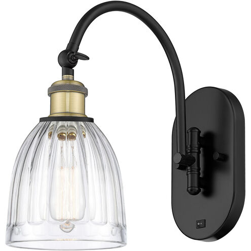 Ballston Brookfield 1 Light 6 inch Black Antique Brass Sconce Wall Light